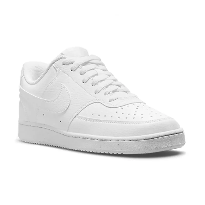 Men's Court Vision Low Next Nature White/White/White