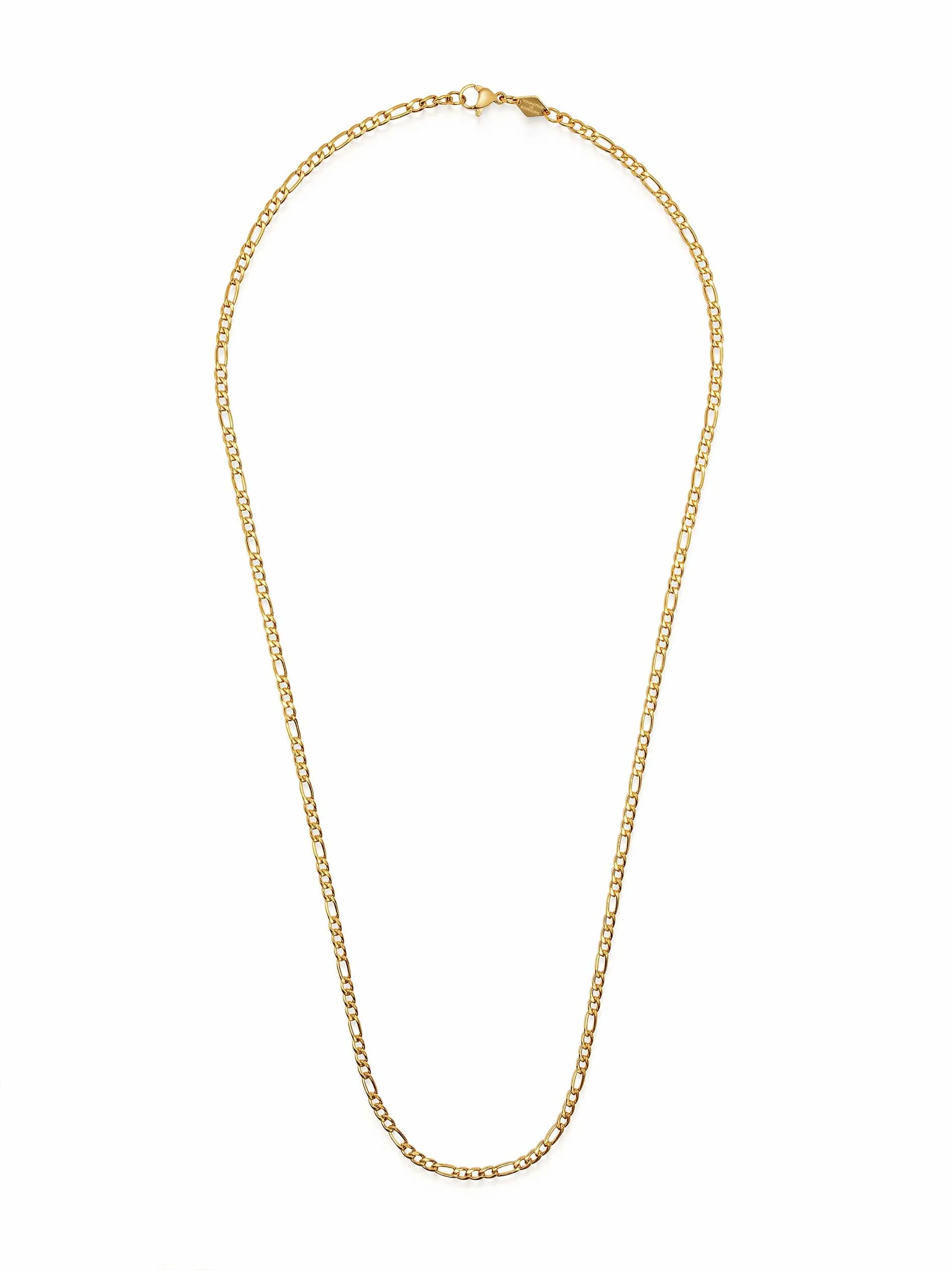 Men's Gold Figaro Chain in 3mm