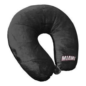 Miami HEAT Black Neck Pillow