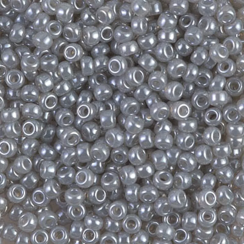 Miyuki Boncuk, MiyukiRoundBeads 6/0-0526 Silver Grey Ceylon