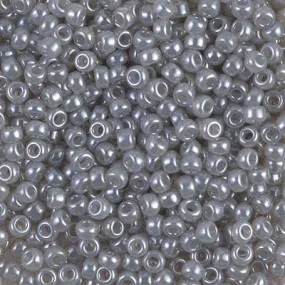 Miyuki Boncuk, MiyukiRoundBeads 6/0-0526 Silver Grey Ceylon