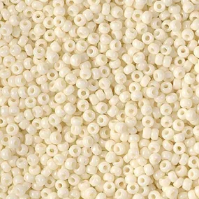 Miyuki Boncuk, MiyukiSeedBeads 11/0-0491 Opaque Ivory