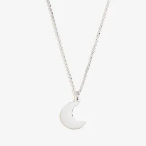 Moon Charm Necklace, 19''