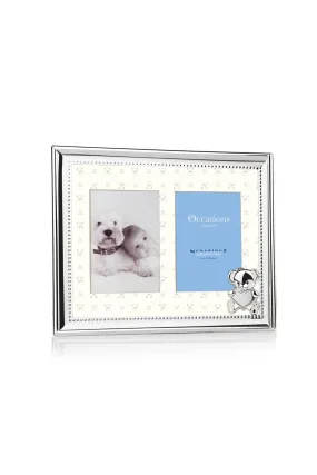 New Baby Double Photo Frame 3" x 4"