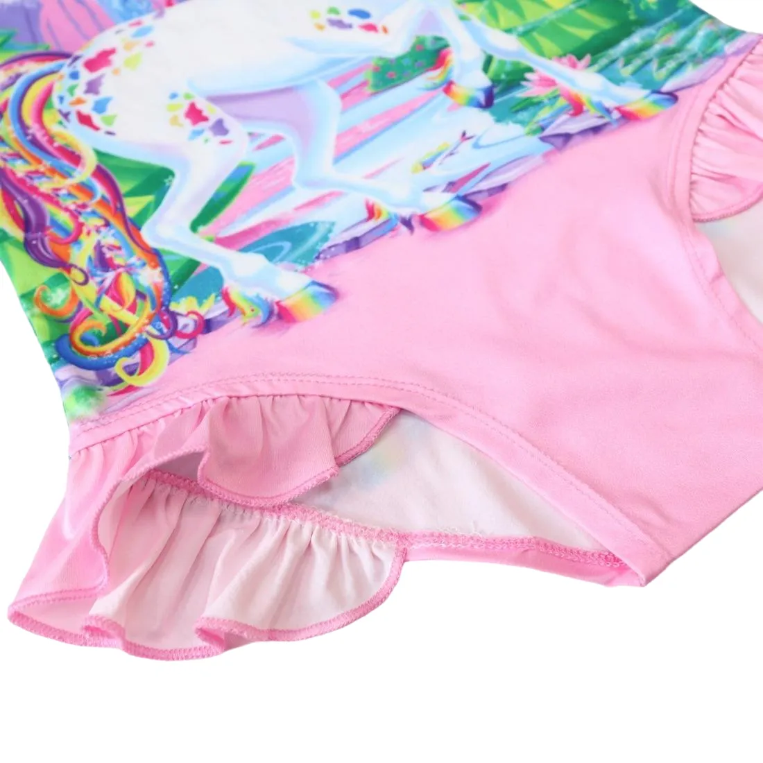 Pink Unicorn One-Piece Swimsuit