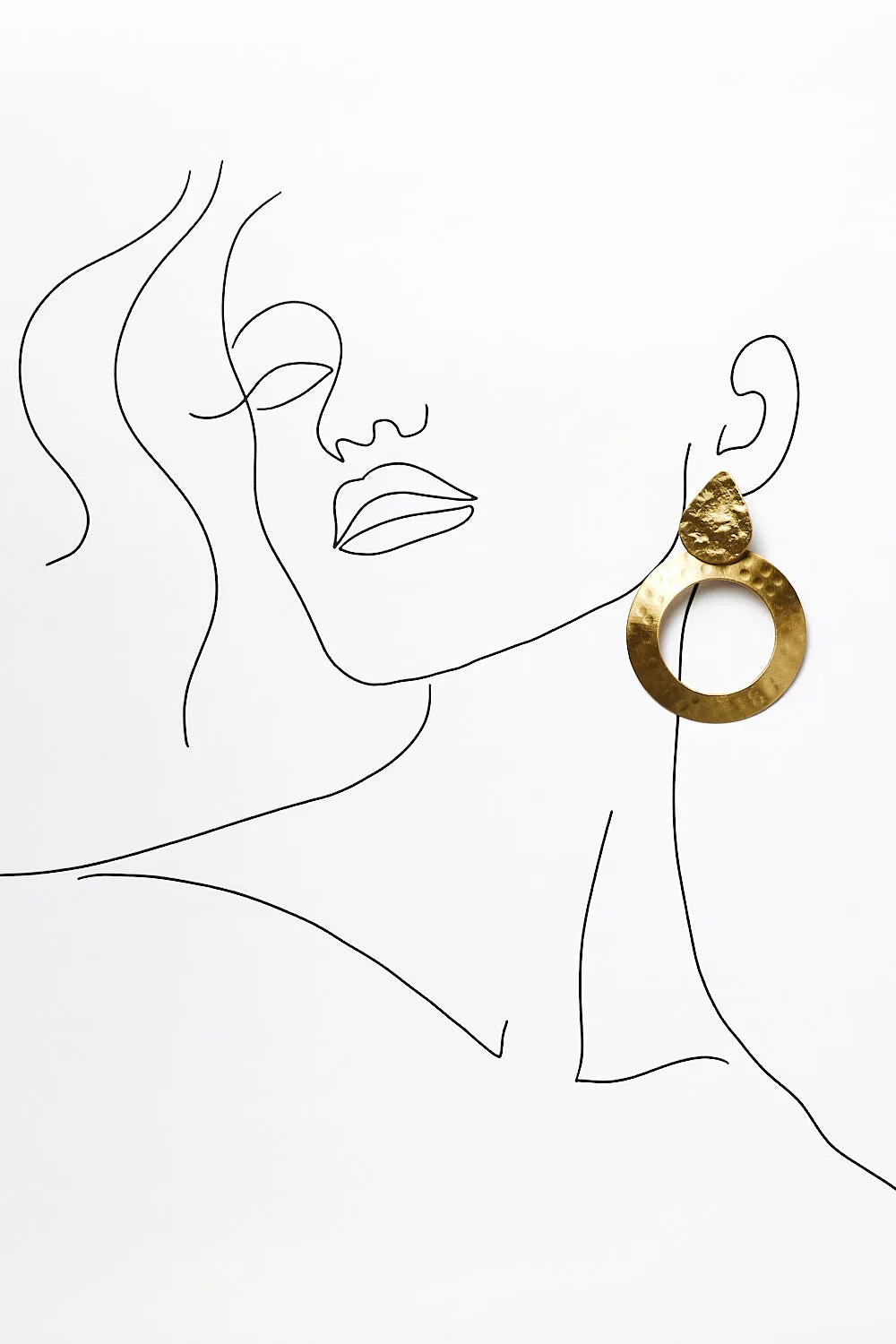 Shiv Earrings in Gold