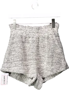 Shona Joy White Tweed Shorts UK 8