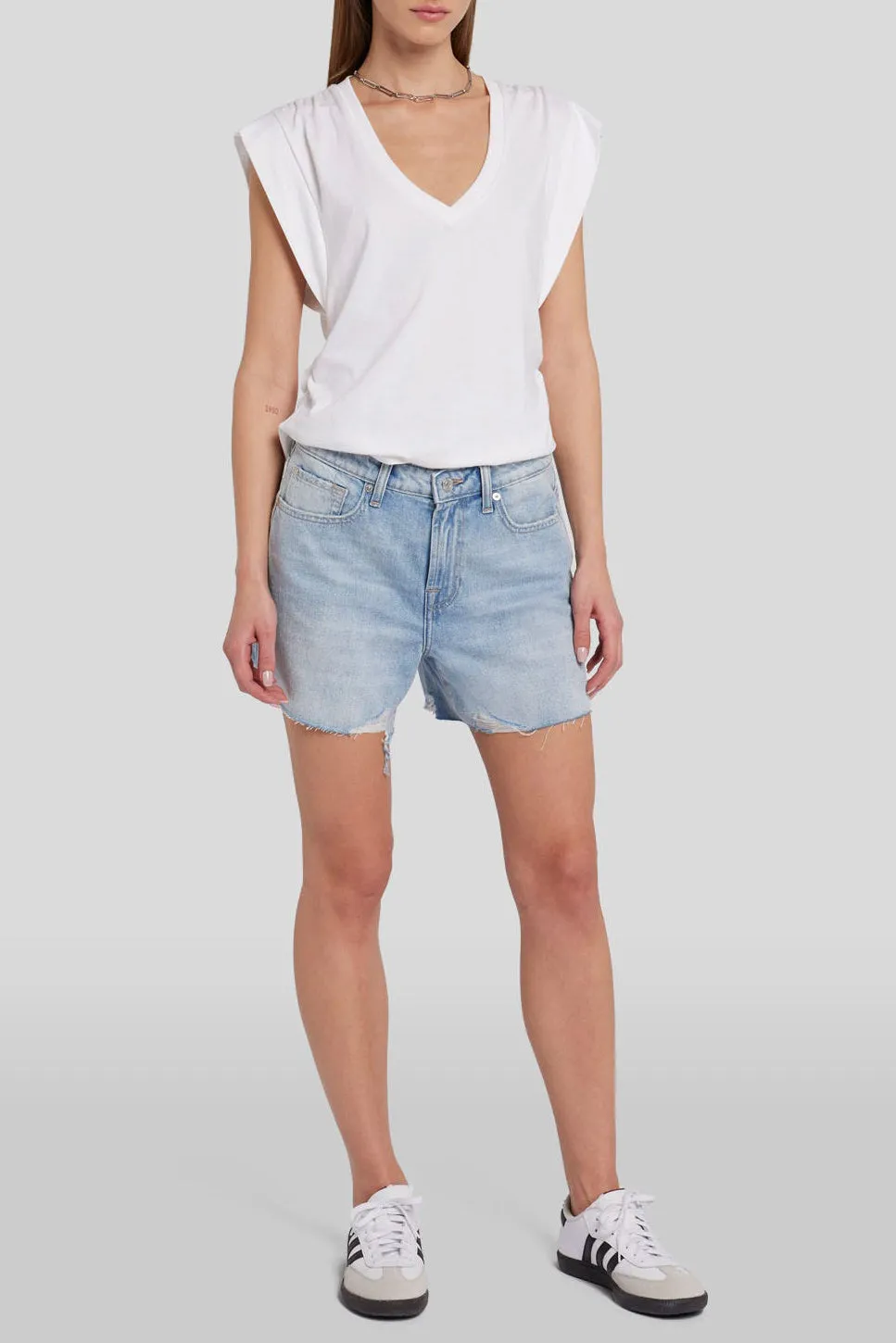 Shorts Monroe Long in Light Blue