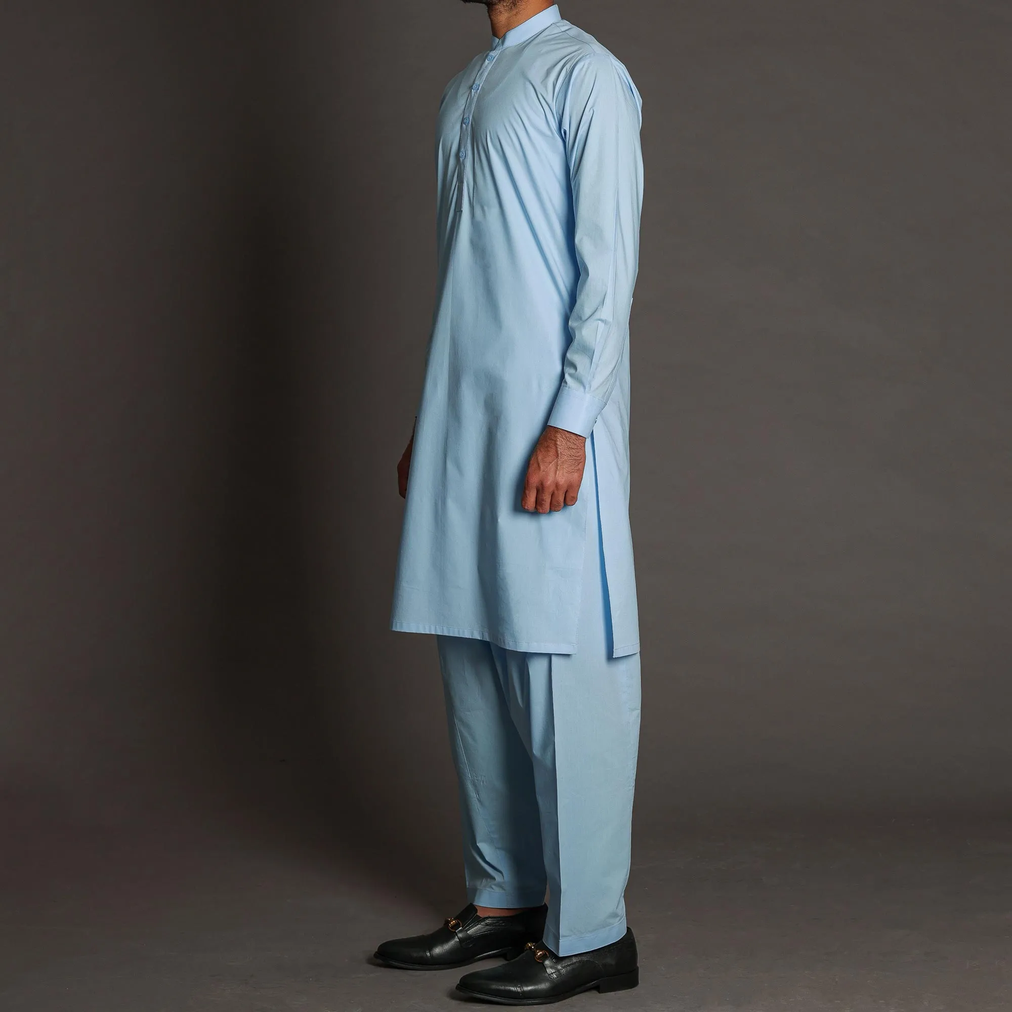 Sky Blue Shalwar Qameez