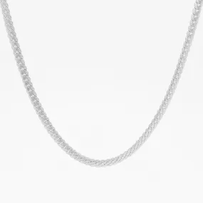 Stainless Steel 6mm Pattern Link Chain Necklace