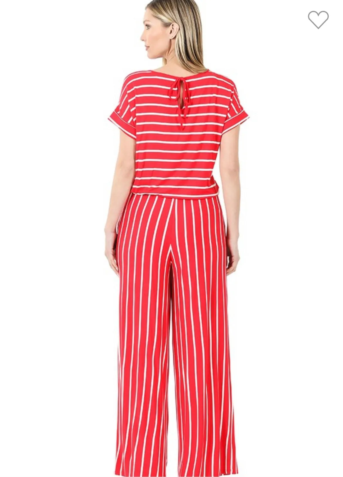 Stripe Jumpsuit