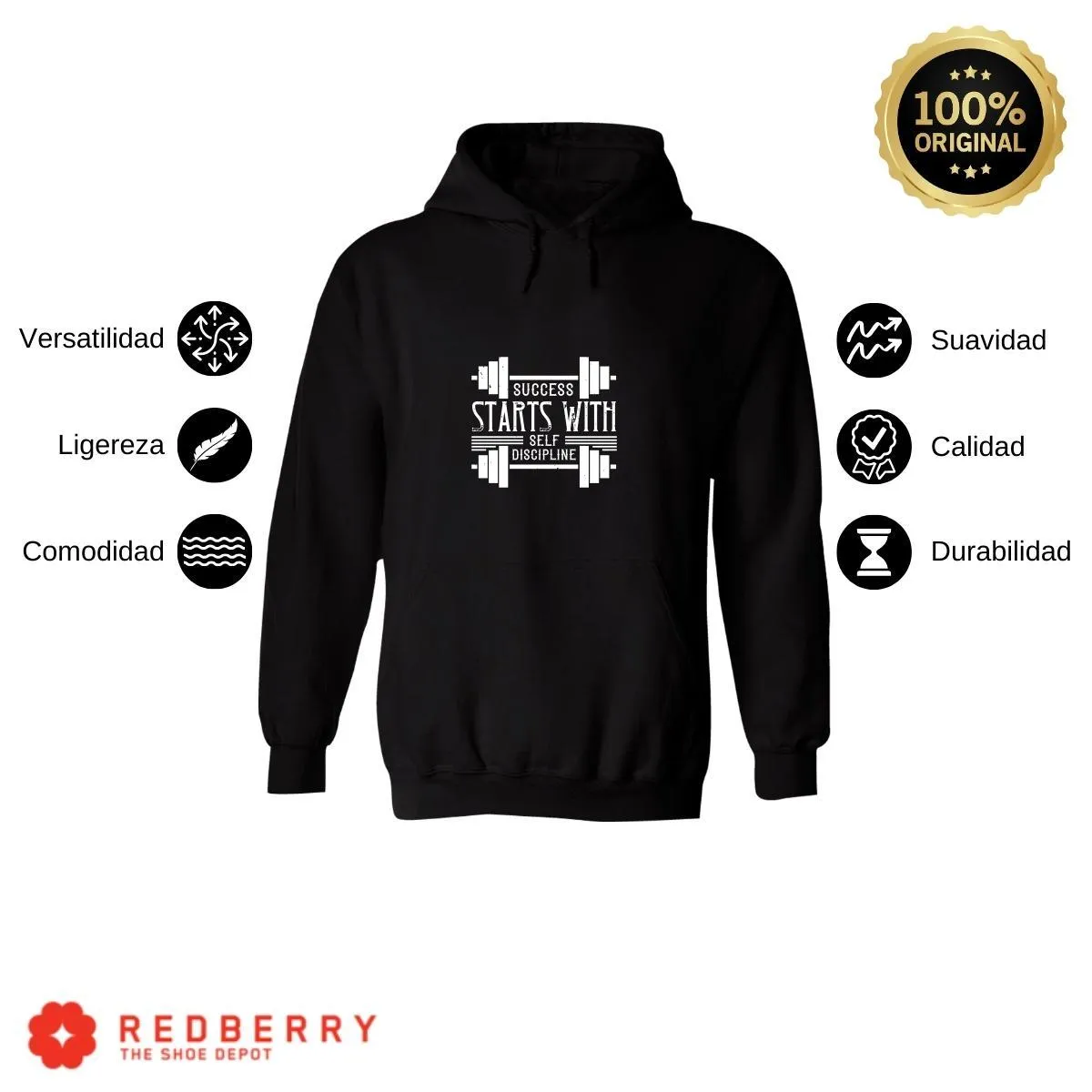 Sudadera Hombre  Hoodie Fitness Gym Ejercicio 028