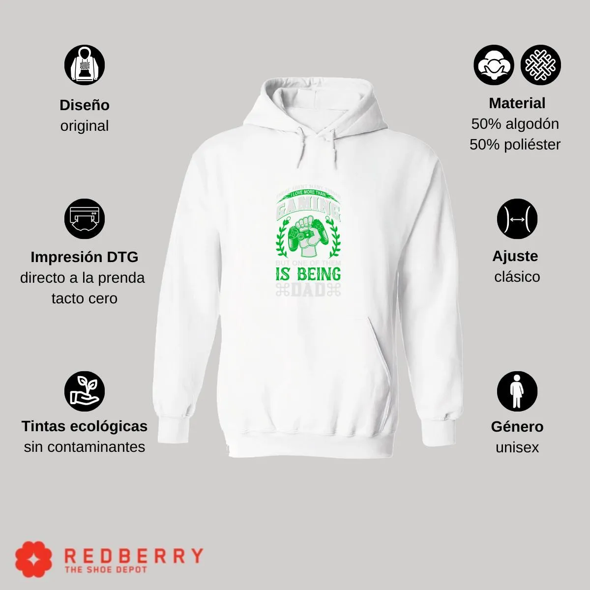 Sudadera Hombre  Hoodie Gamer Videojuegos Frases 010