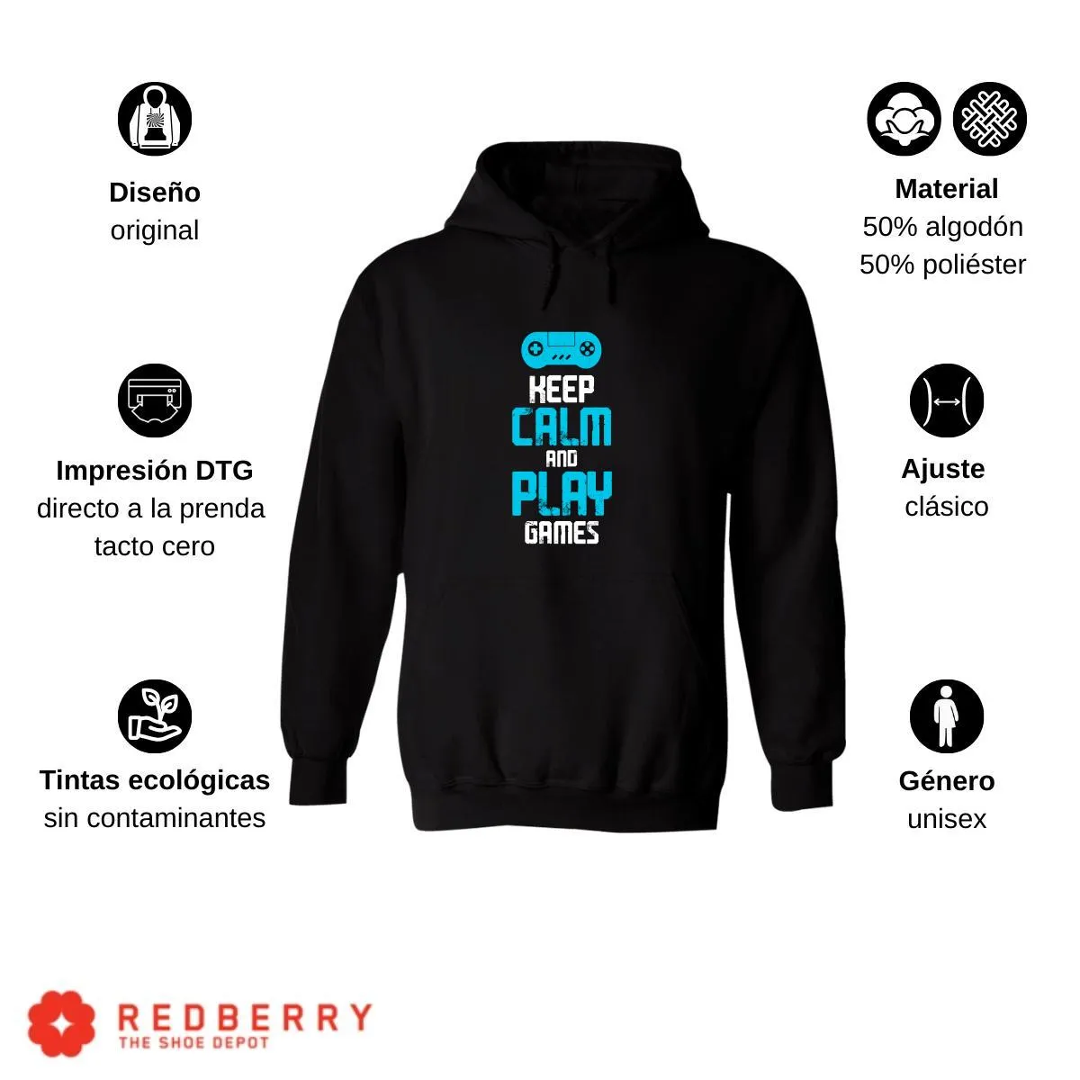 Sudadera Hombre  Hoodie Gamer Videojuegos Frases 083