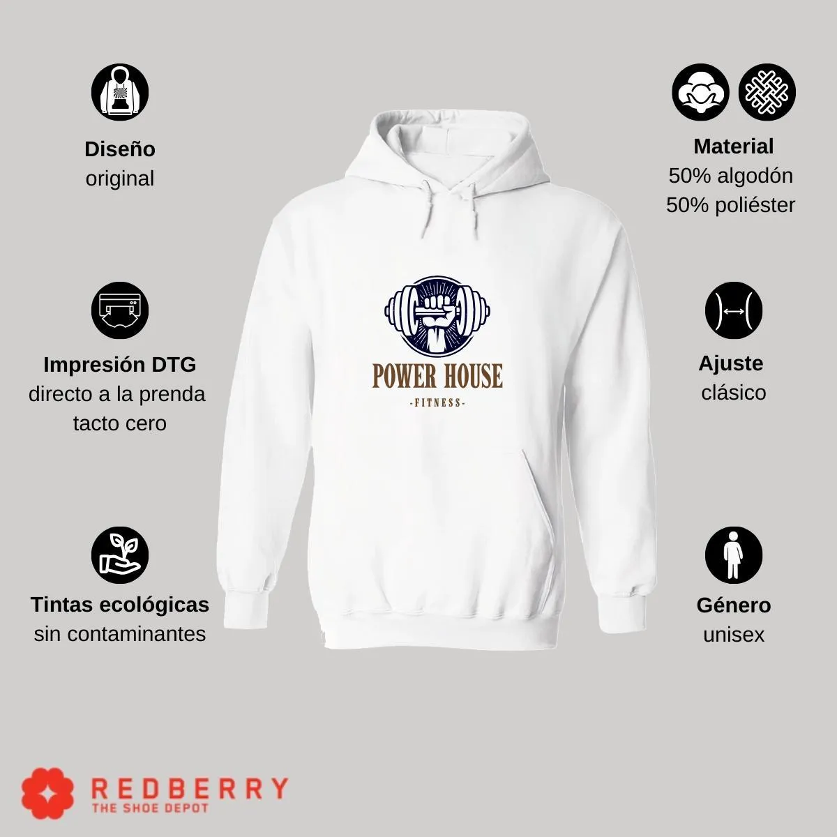 Sudadera Hombre  Hoodie Gym Ejercicio Fitness 018