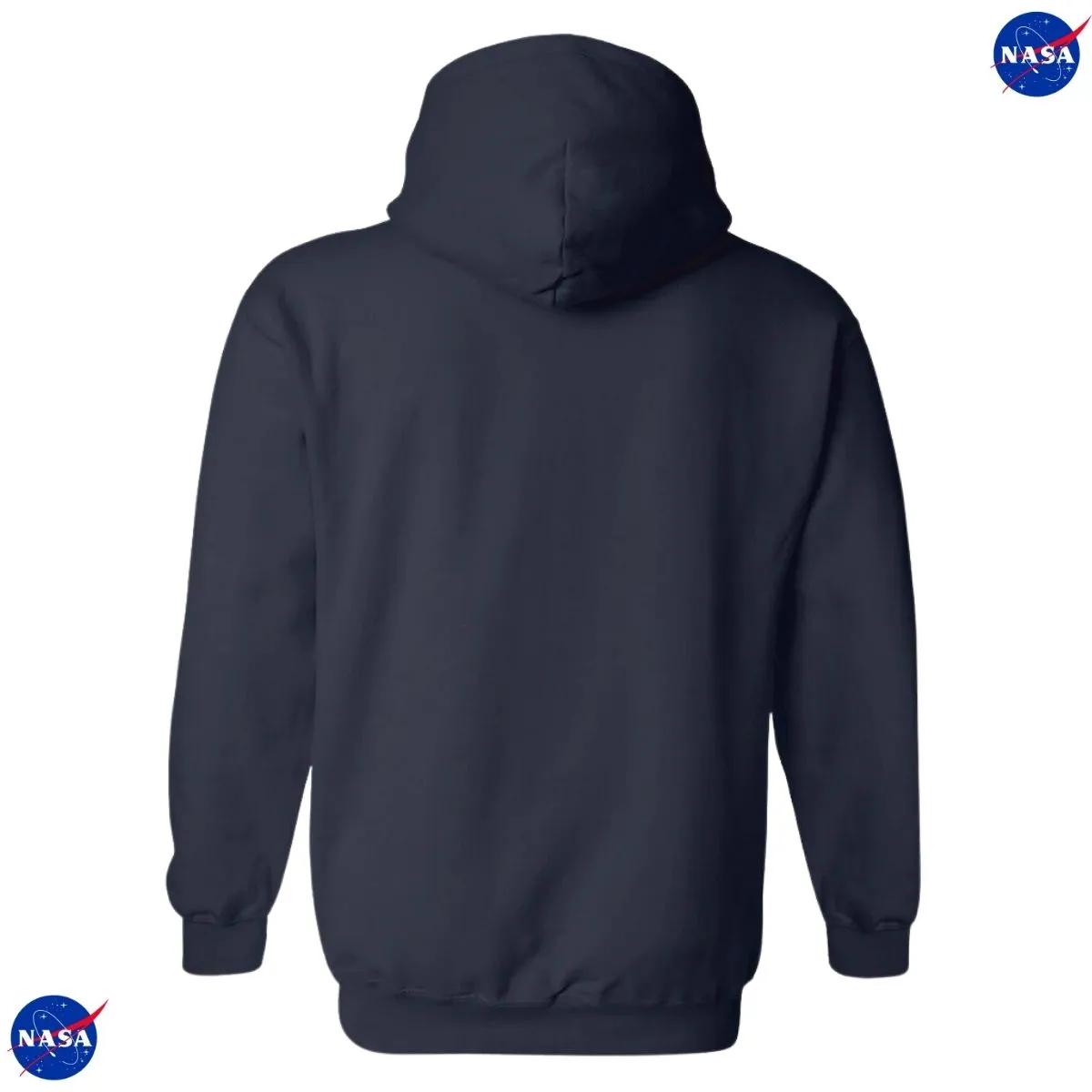 Sudadera Hombre Hoodie Nasa Logo Espacial Escudo