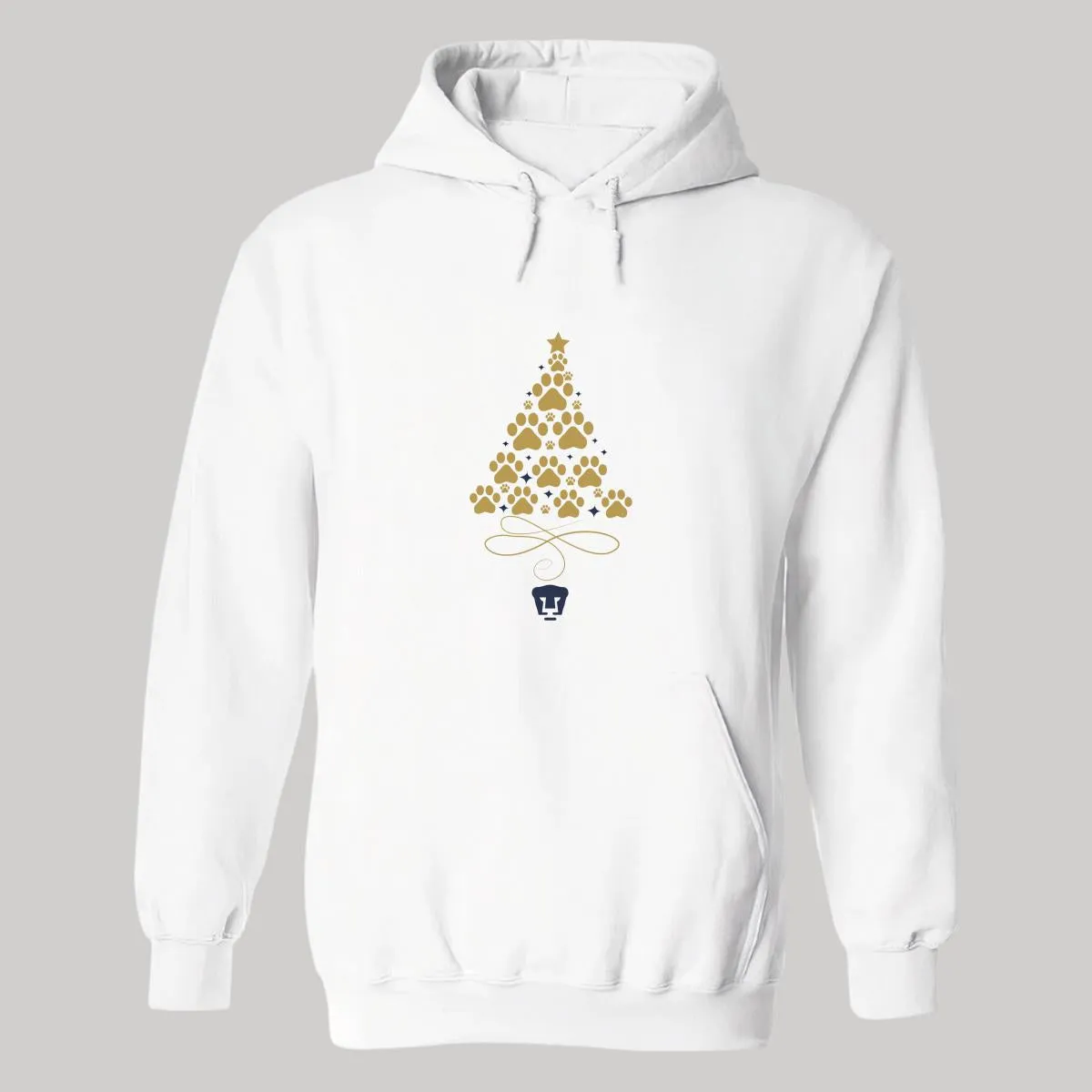 Sudadera Mujer Hoodie  Pumas UNAM rbol Navidad