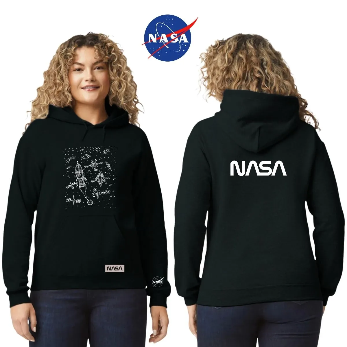 Sudadera para Mujer Hoodie Nasa Space