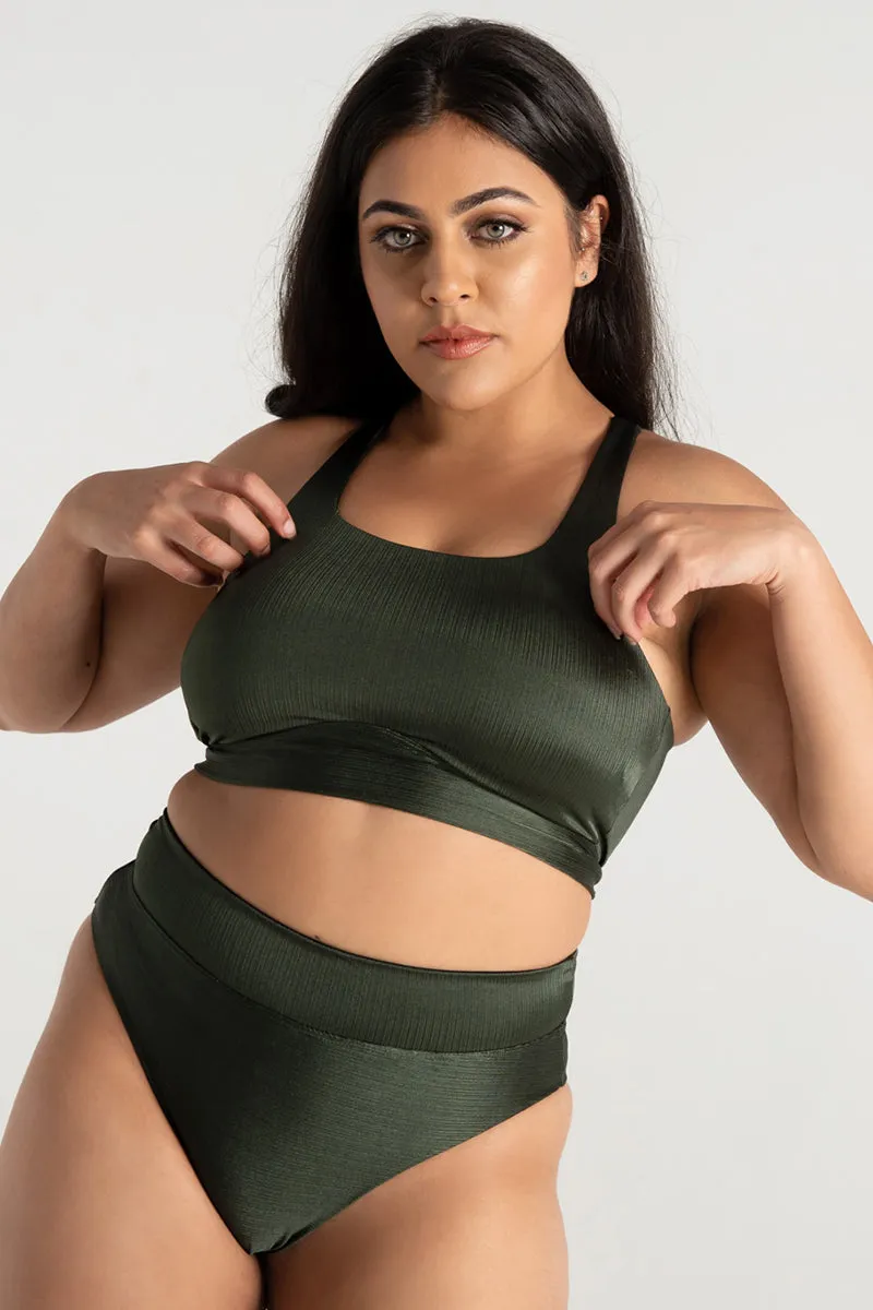 Tatiana Activewear Adeline Shorts - Pine Green