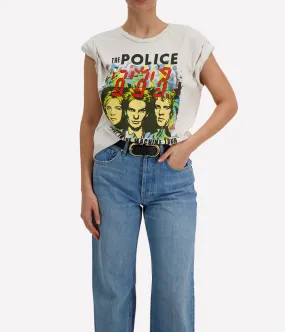 The Police T-Shirt in Vintage White