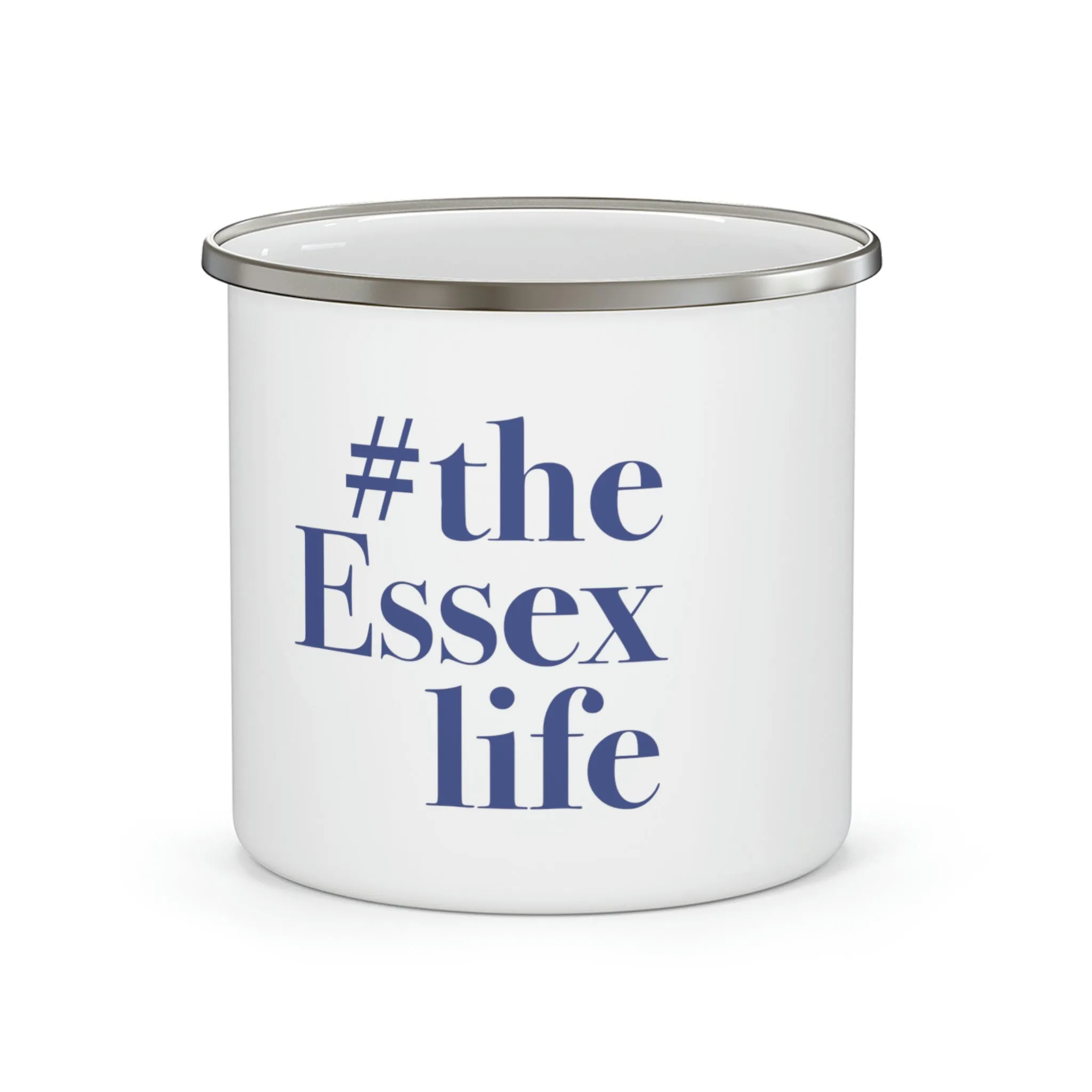 #theessexlife Enamel Camping Mug