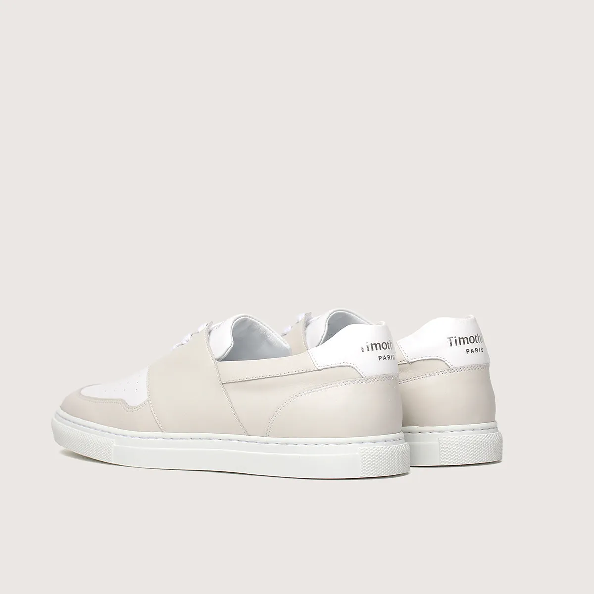 Timothée Paris PYLA Vanilla White Leather Sneakers