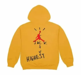 Travis Scott Jordan Cactus Jack Highest Hoodie Gold