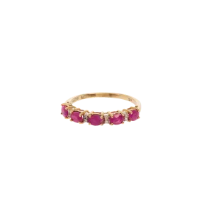 Vintage Ruby and Diamond Secret Love Ring