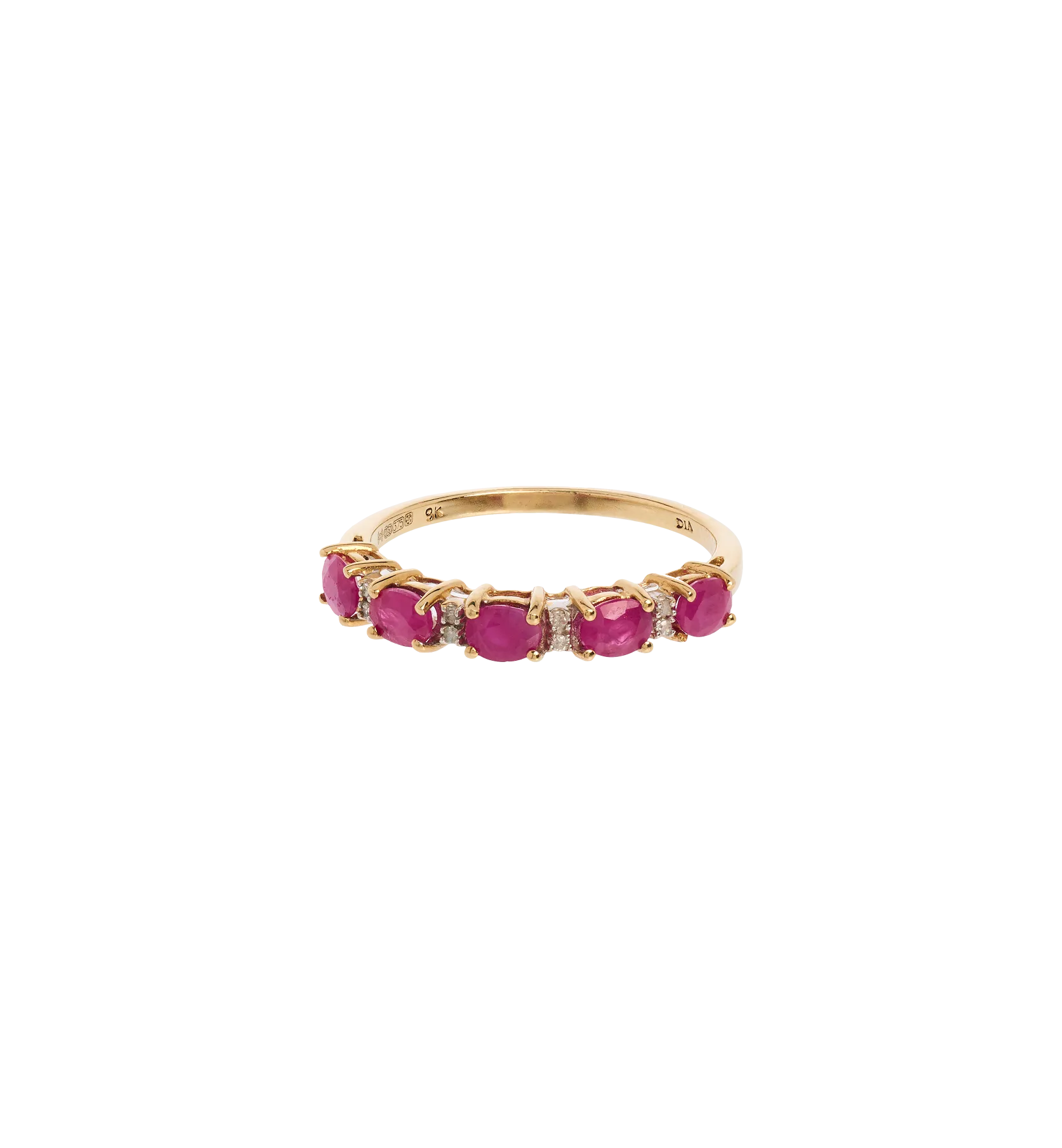 Vintage Ruby and Diamond Secret Love Ring