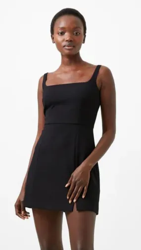 Whisper Square Neck Dress - Black