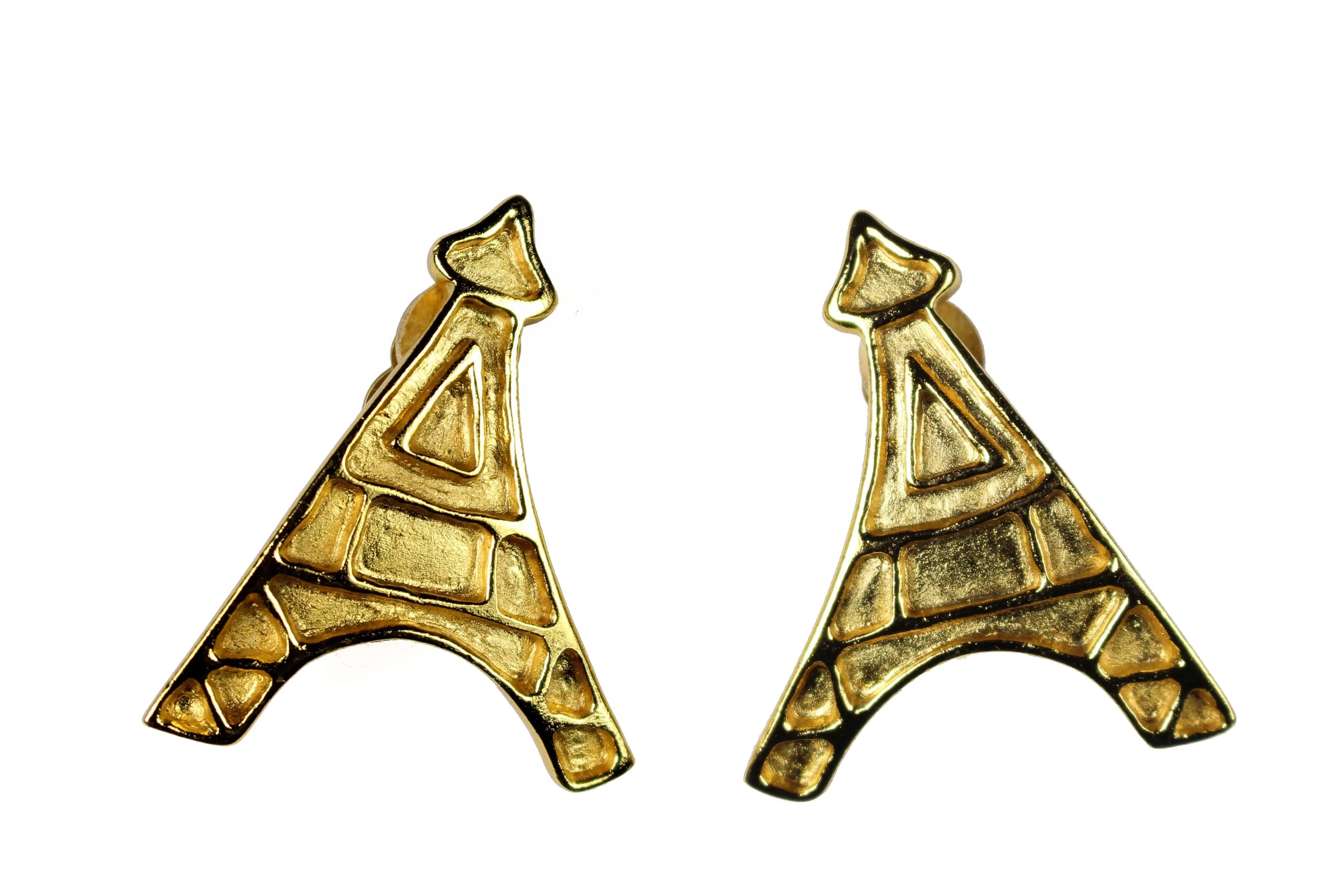 YVES SAINT LAURENT Eiffel Tower earrings