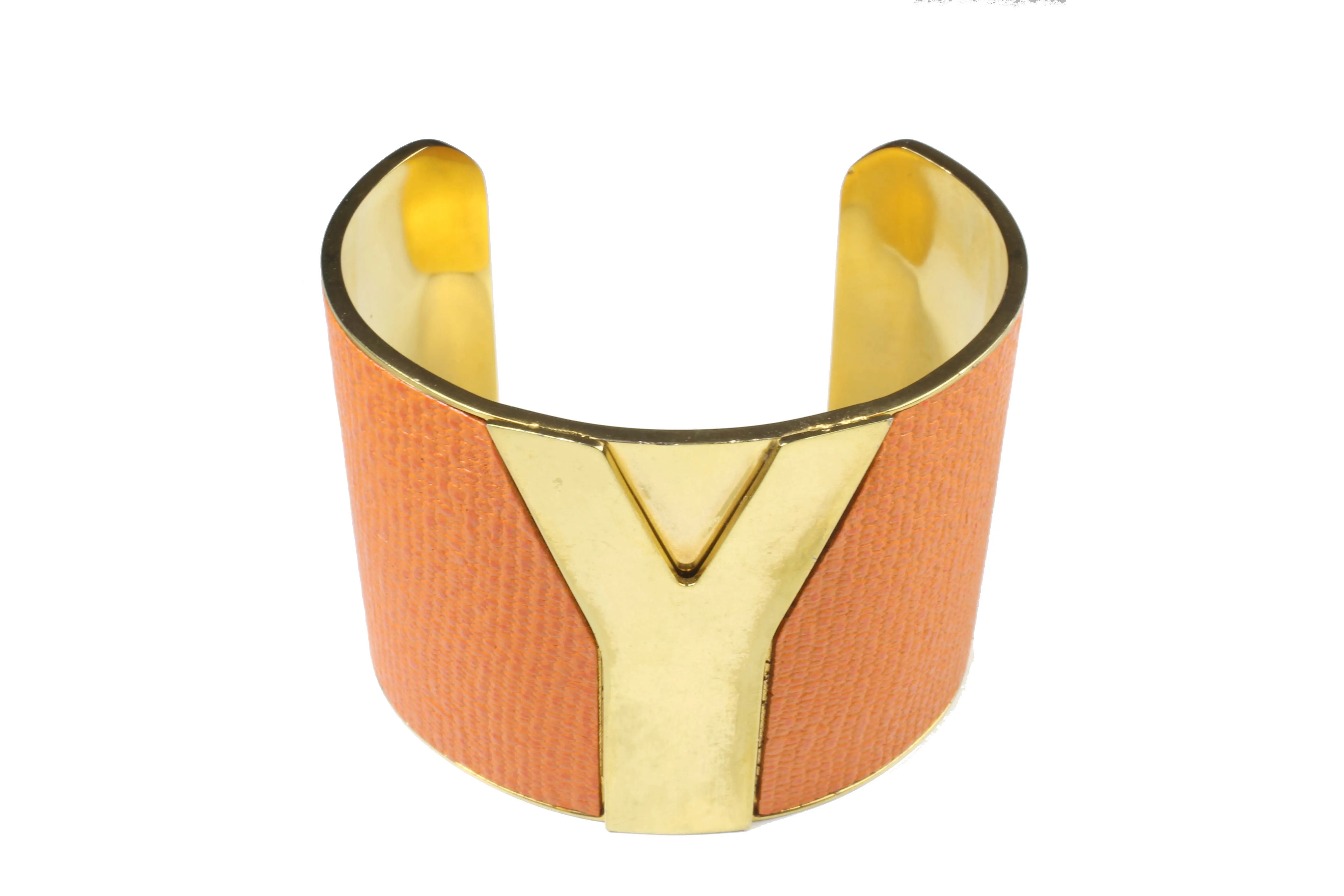 YVES SAINT LAURENT Y cuff bracelet