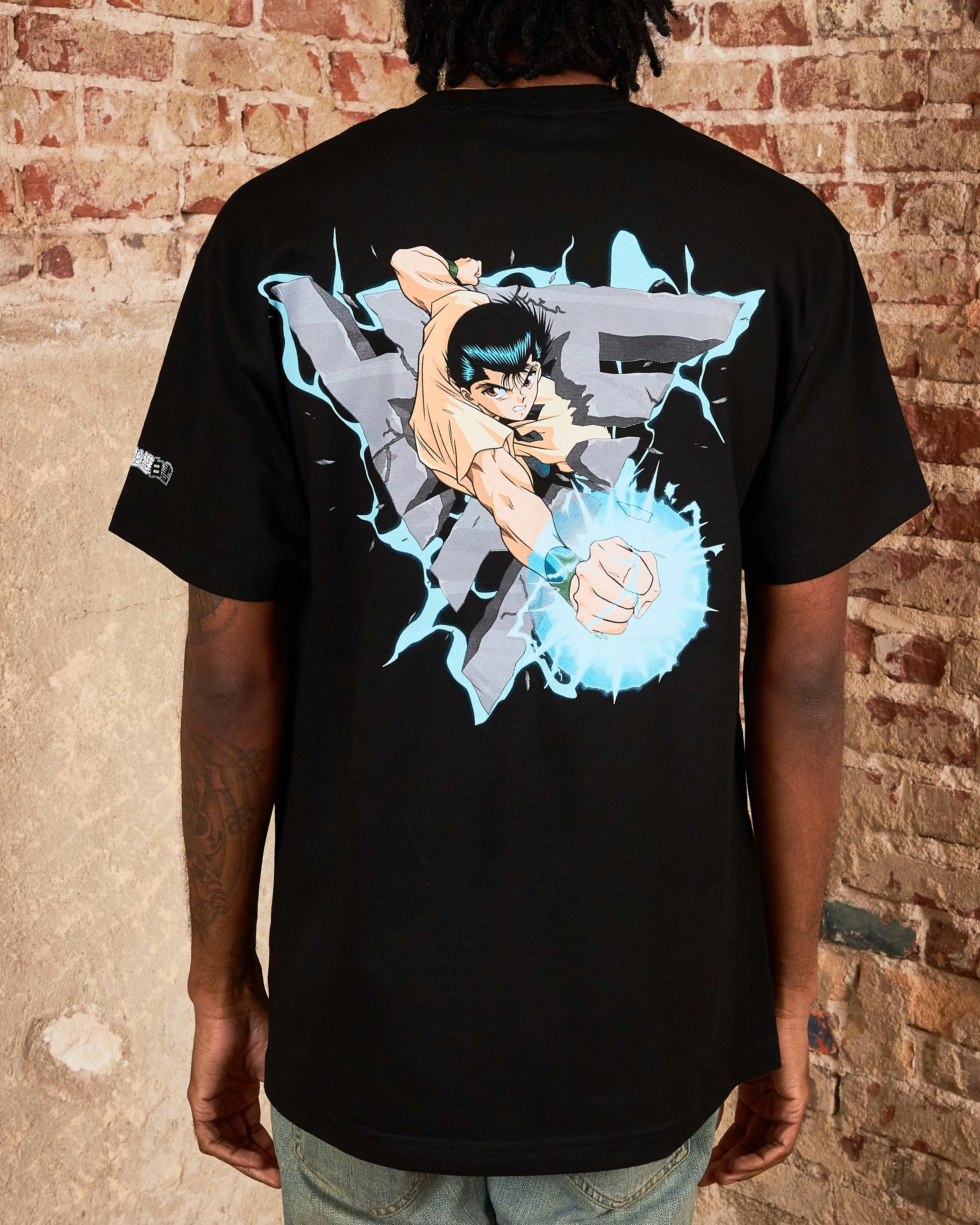 YYH YUSUKE BREAK THROUGH SHIRT (BLACK)